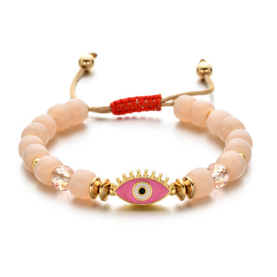 ZMZY pintinė laimės laido žavesio apyrankė Fatima Evil Eye apyrankė moterims Pulsera madinga juvelyrinė reguliuojama apyrankė