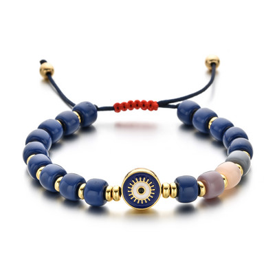 ZMZY pintinė laimės laido žavesio apyrankė Fatima Evil Eye apyrankė moterims Pulsera madinga juvelyrinė reguliuojama apyrankė