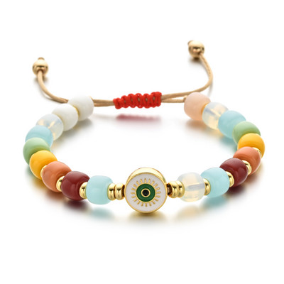 ZMZY pintinė laimės laido žavesio apyrankė Fatima Evil Eye apyrankė moterims Pulsera madinga juvelyrinė reguliuojama apyrankė