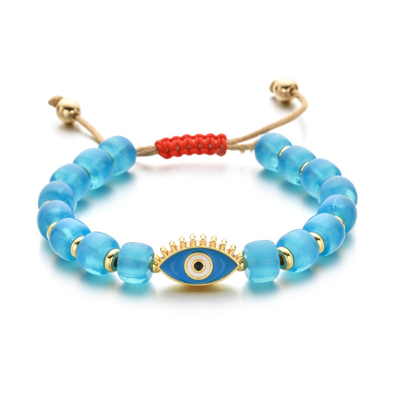 ZMZY pintinė laimės laido žavesio apyrankė Fatima Evil Eye apyrankė moterims Pulsera madinga juvelyrinė reguliuojama apyrankė