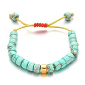 ZMZY kézzel készített barkács Vintage Boho Charm Stone gyöngyök karkötő női kézzel készített karkötők karperecek állítható kiegészítők