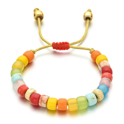 ZMZY kézzel készített barkács Vintage Boho Charm Stone gyöngyök karkötő női kézzel készített karkötők karperecek állítható kiegészítők