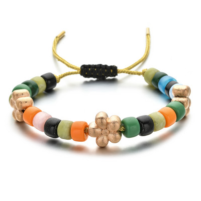 ZMZY kézzel készített barkács Vintage Boho Charm Stone gyöngyök karkötő női kézzel készített karkötők karperecek állítható kiegészítők