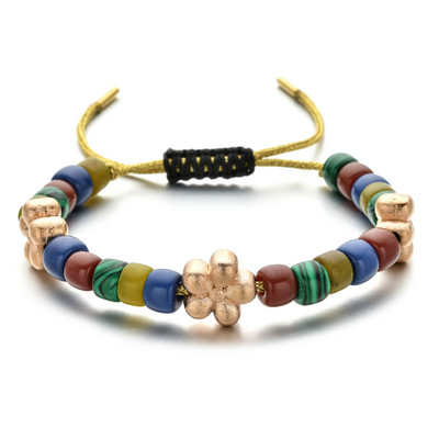 ZMZY kézzel készített barkács Vintage Boho Charm Stone gyöngyök karkötő női kézzel készített karkötők karperecek állítható kiegészítők