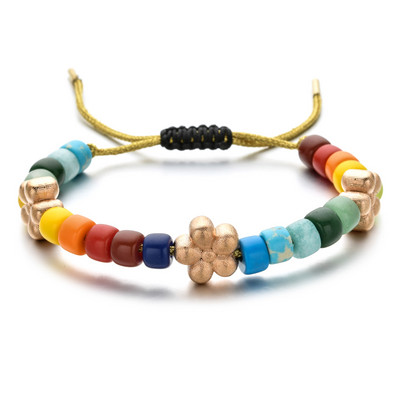 ZMZY kézzel készített barkács Vintage Boho Charm Stone gyöngyök karkötő női kézzel készített karkötők karperecek állítható kiegészítők