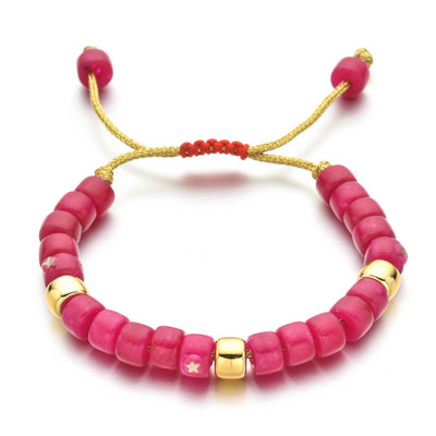 ZMZY kézzel készített barkács Vintage Boho Charm Stone gyöngyök karkötő női kézzel készített karkötők karperecek állítható kiegészítők