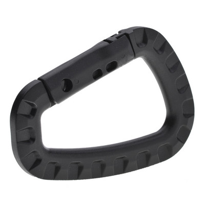 Πόρπη D Military Outdoor Bag Camping Αξεσουάρ αναρρίχησης Carabiner Climb Clip Clip Hook Σακίδιο πλάτης Molle Σύστημα πόρπη ασφαλείας