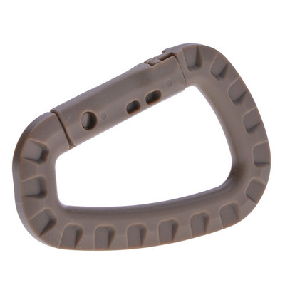 Πόρπη D Military Outdoor Bag Camping Αξεσουάρ αναρρίχησης Carabiner Climb Clip Clip Hook Σακίδιο πλάτης Molle Σύστημα πόρπη ασφαλείας