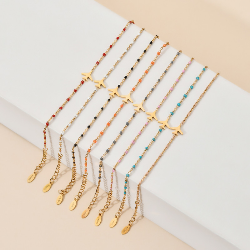 ZMZY Boho roostevabast terasest keti ellujäämise lennuki võlu käevõru ehted naistele suveks uhiuus reisilingi kett kingitus