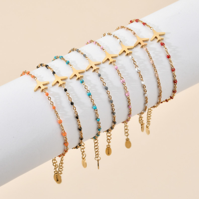 ZMZY Boho roostevabast terasest keti ellujäämise lennuki võlu käevõru ehted naistele suveks uhiuus reisilingi kett kingitus