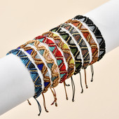 ZMZY Retro Beach Accesorios Miyuki Beads Υφαντό σχοινί Boho Χειροποίητα βραχιόλια για γυναίκες Friendship Pulseras Mujer