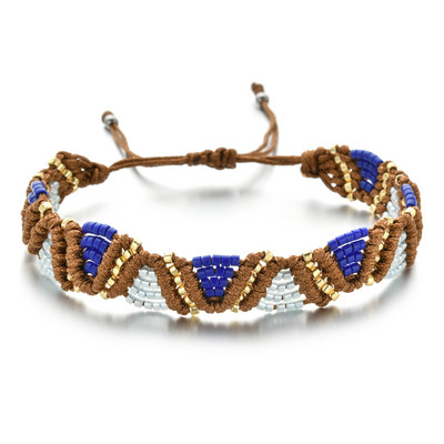 ZMZY Retro Beach Accesorios Miyuki Beads Υφαντό σχοινί Boho Χειροποίητα βραχιόλια για γυναίκες Friendship Pulseras Mujer