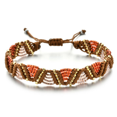 ZMZY Retro Beach Accesorios Miyuki Beads Υφαντό σχοινί Boho Χειροποίητα βραχιόλια για γυναίκες Friendship Pulseras Mujer