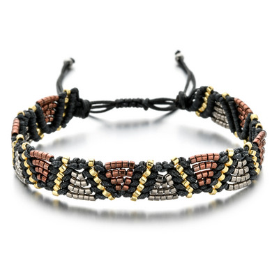 ZMZY Retro Beach Accesorios Miyuki Beads Υφαντό σχοινί Boho Χειροποίητα βραχιόλια για γυναίκες Friendship Pulseras Mujer