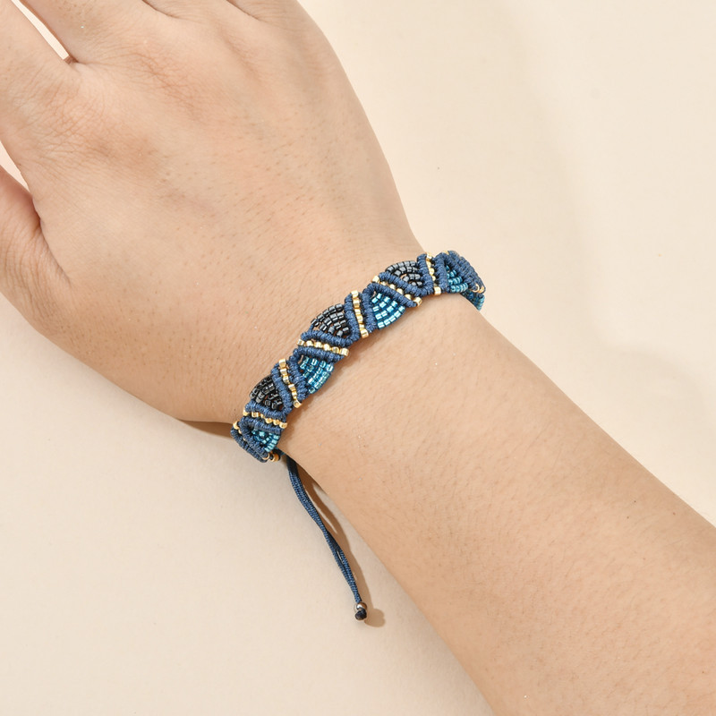 ZMZY Retro Beach Accesorios Miyuki Beads Υφαντό σχοινί Boho Χειροποίητα βραχιόλια για γυναίκες Friendship Pulseras Mujer