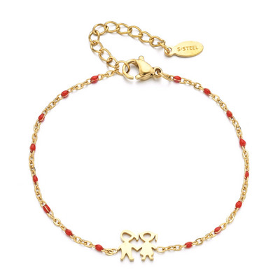 ZMZY Boho Thin Rainbow Χαριτωμένα βραχιόλια από ανοξείδωτο ατσάλι Γυναικεία χρυσό χρώμα Αλυσίδα με ρυθμιζόμενο σχήμα Βραχιόλια για κορίτσια Κοσμήματα δώρου