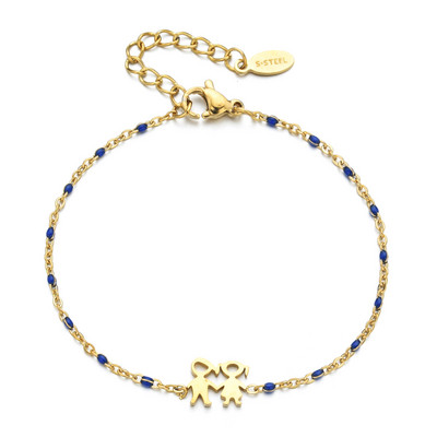 ZMZY Boho Thin Rainbow Χαριτωμένα βραχιόλια από ανοξείδωτο ατσάλι Γυναικεία χρυσό χρώμα Αλυσίδα με ρυθμιζόμενο σχήμα Βραχιόλια για κορίτσια Κοσμήματα δώρου