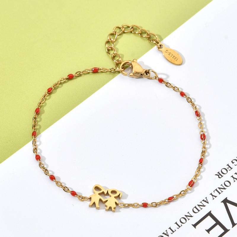 ZMZY Boho Thin Rainbow Χαριτωμένα βραχιόλια από ανοξείδωτο ατσάλι Γυναικεία χρυσό χρώμα Αλυσίδα με ρυθμιζόμενο σχήμα Βραχιόλια για κορίτσια Κοσμήματα δώρου
