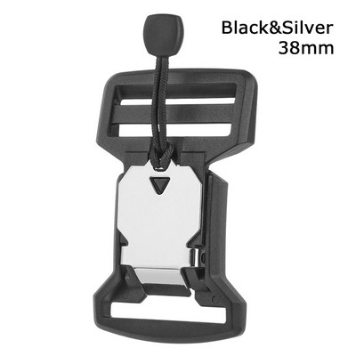 1 vnt Metalinės kuprinės diržo sagtis Greitai šoninė sagtis, skirta krepšiui lagaminui Lauko kuprinės diržo diržo juostos lauko įrankiai