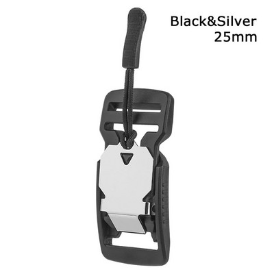 1 vnt Metalinės kuprinės diržo sagtis Greitai šoninė sagtis, skirta krepšiui lagaminui Lauko kuprinės diržo diržo juostos lauko įrankiai