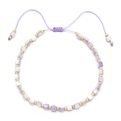 ZMZY Natural Shell Pērlītes Izsmalcināts Shell Tube Spacer Krelles Rokassprādzes Rotaslietas DIY Joga Aproces sievietēm Pērlītes Rotaslietas