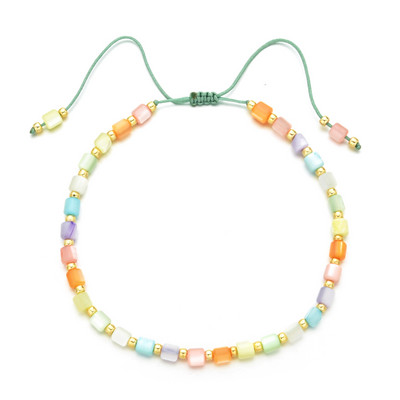 ZMZY Natural Shell Pērlītes Izsmalcināts Shell Tube Spacer Krelles Rokassprādzes Rotaslietas DIY Joga Aproces sievietēm Pērlītes Rotaslietas