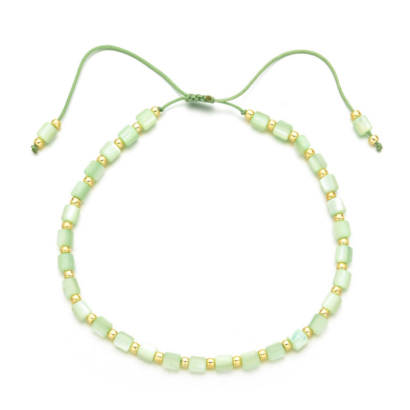 ZMZY Natural Shell Pērlītes Izsmalcināts Shell Tube Spacer Krelles Rokassprādzes Rotaslietas DIY Joga Aproces sievietēm Pērlītes Rotaslietas