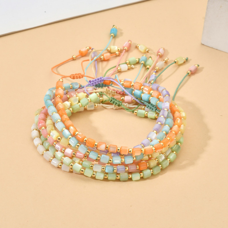 ZMZY Natural Shell Pērlītes Izsmalcināts Shell Tube Spacer Krelles Rokassprādzes Rotaslietas DIY Joga Aproces sievietēm Pērlītes Rotaslietas