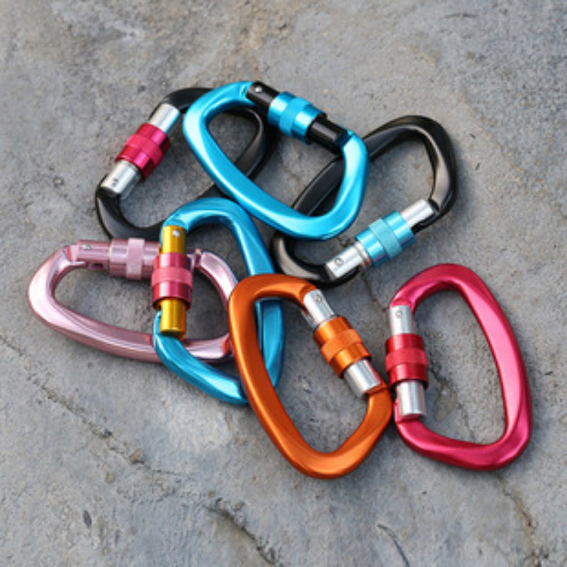 Pasukamas karabino segtukas 360° pasukamas suktukas karabinas, mažas vielinis karabinas, besisukantis hamako spaustukas kabliukas laipiojimo priedas