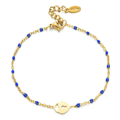 ZMZY Boho Chain Friendship Δώρο Χρυσό Χρώμα Κρεμαστό Κλειδαριά Καρδιά Γούρι Βραχιόλι για Γυναικεία Κοσμήματα μόδας για πάρτι αρραβώνων