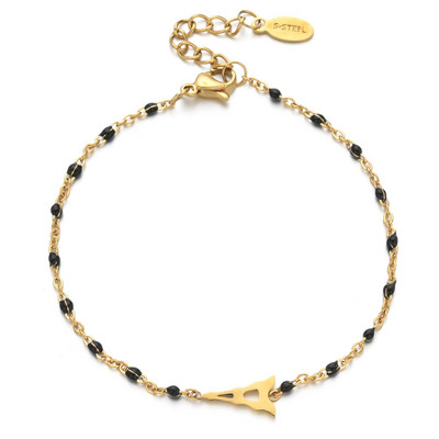 ZMZY Boho Jauki daudzkrāsaini Eifeļa torņa šarmu rokassprādzes Modes rotaslietas Nerūsējošā tērauda ķēdes Sieviešu rokassprādzes