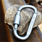 1/2 vnt Stovyklavimo laipiojimo karabinas D formos saugos karabinas alpinizmo speles kopimas uolomis Kelionių išgyvenimo lydinio kablio sagtis