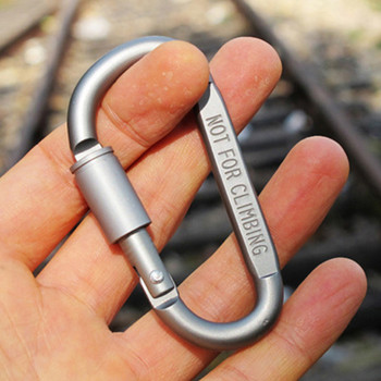 1/2 ΤΕΜ. Κάμπινγκ Αναρρίχηση Carabiner D-ring Safety Carabiner Ορειβασία Σπηλαιολογία Αναρρίχηση Ταξίδι Survival Πόρπη με γάντζο από κράμα