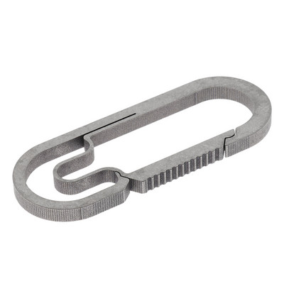 Lauko titano lydinio sagtis, karabinas, raktų pakabukas, raktų pakabukas