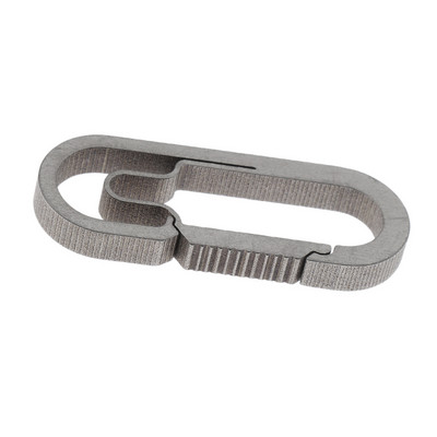 Lauko titano lydinio sagtis, karabinas, raktų pakabukas, raktų pakabukas