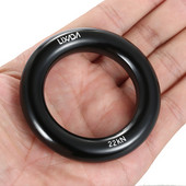 Lixada 22KN szikla hegymászó O-gyűrűs alumínium Rappel Ring kültéri sziklamászó függőágy biztonsági mentőfelszerelés