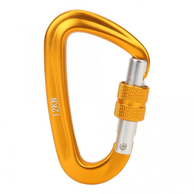 Profesionalni karabiner D-oblika 12KN/24KN karabiner Ključevi Kuke za penjanje Ascend Security Safety Master Lock Vanjska zaštitna oprema