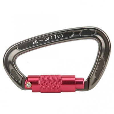 Profesionalni karabiner D-oblika 12KN/24KN karabiner Ključevi Kuke za penjanje Ascend Security Safety Master Lock Vanjska zaštitna oprema