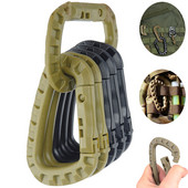 Karabīne, kāpšanas aizdare, āķis, mugursoma Molle System D sprādze, militārā āra soma kāpšanas piederumi kempingam