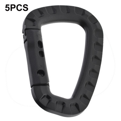 Karabīne, kāpšanas aizdare, āķis, mugursoma Molle System D sprādze, militārā āra soma kāpšanas piederumi kempingam