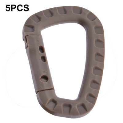 Karabīne, kāpšanas aizdare, āķis, mugursoma Molle System D sprādze, militārā āra soma kāpšanas piederumi kempingam