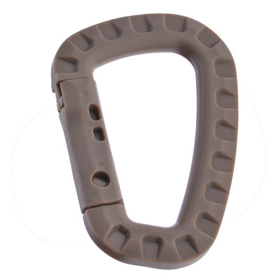 Karabīne, kāpšanas aizdare, āķis, mugursoma Molle System D sprādze, militārā āra soma kāpšanas piederumi kempingam