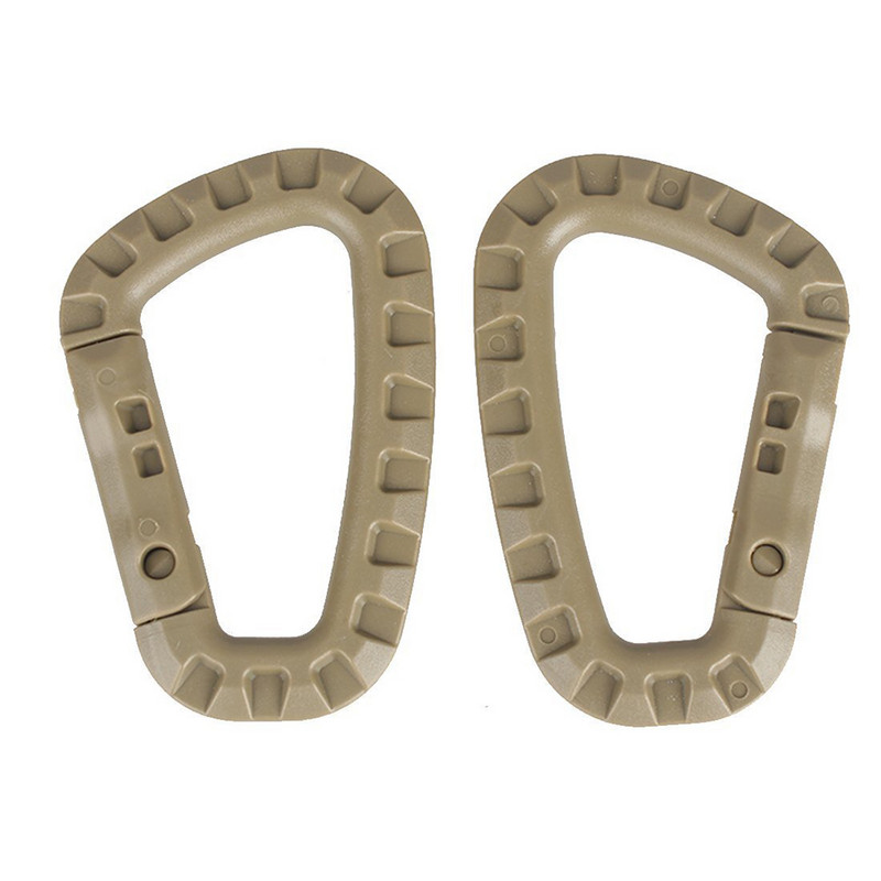 Karabīne, kāpšanas aizdare, āķis, mugursoma Molle System D sprādze, militārā āra soma kāpšanas piederumi kempingam