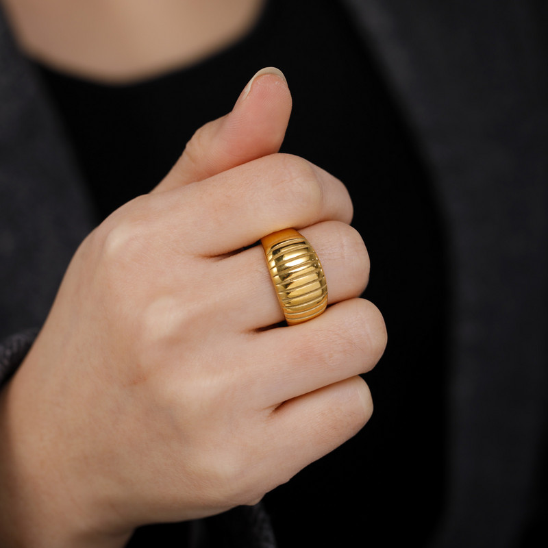 Skyrim Large Sizes Μαύρες Ρίγες Δαχτυλίδια για άνδρες Ανοξείδωτα Μινιμαλιστικά Δαχτυλίδια με φαρδιά δάχτυλα 2023 Trend δώρο γαμήλιων κοσμημάτων