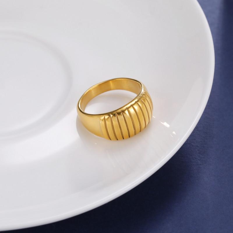 Skyrim Large Sizes Μαύρες Ρίγες Δαχτυλίδια για άνδρες Ανοξείδωτα Μινιμαλιστικά Δαχτυλίδια με φαρδιά δάχτυλα 2023 Trend δώρο γαμήλιων κοσμημάτων