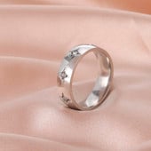 Skyrimi roostevabast terasest läbipaistvast tsirkoonist paarisõrmused 2023. aasta trendiga sõrmesõrmus meestele naistele, moe- ja pulmaehted, aksessuaarid, kingitus