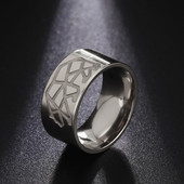 Skyrim Novi origami medvjedić Prsten od nehrđajućeg čelika 10 mm širok punk prsten sa životinjskim prstenom 2023. Trendy nakit Poklon za Valentinovo za muškarce Žene