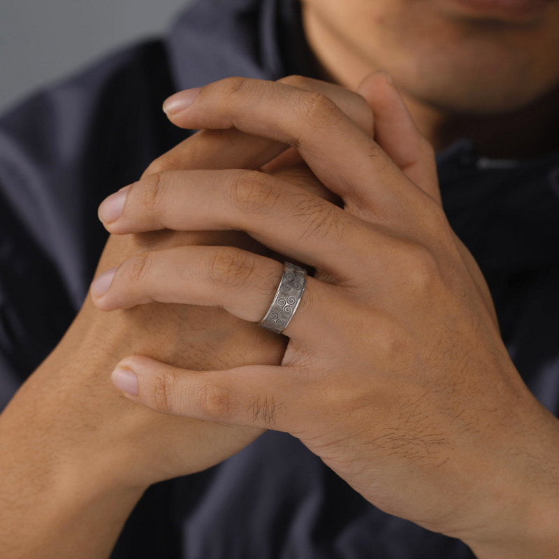 Skyrim vikingu gredzens Triskele Triskelion nerūsējošā tērauda trīskāršā spirālveida amuleta gredzeni vintage rotaslietas dāvana vīriešiem sieviešu mīļotā