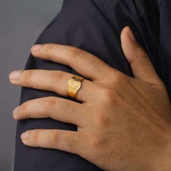 Δαχτυλίδι Skyrim Viking Nordic Valknut Δαχτυλίδι από ανοξείδωτο ατσάλι Celtics Knot Amulet Talisman Protection Δαχτυλίδι κοσμήματος Δώρο για άνδρες γυναίκες