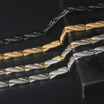 Μοντέρνο βραχιόλι με ενεργειακούς μαγνήτες για άντρες Αδυνατιστικά βραχιόλια Στριφτά θεραπευτικά μαγνητικά βραχιόλια Healthcare Jewelry Pulsera Hombre